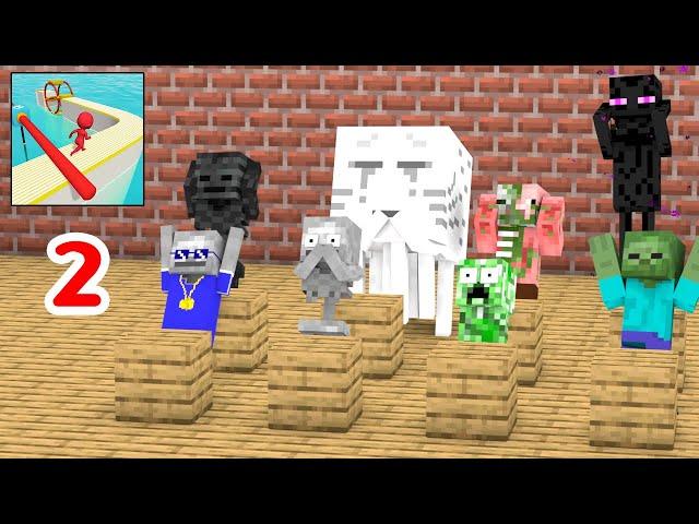 FUN RACE 3D CHALLENGE - Minecraft Animation BigSchool