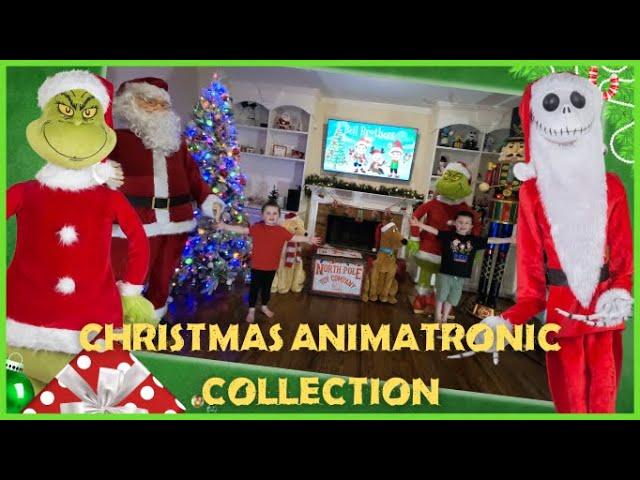 My Christmas Animatronic Collection | Gemmy | Home Depot | Christmas Decorations 2021 