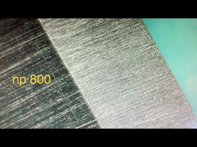 Naniwa professional stones 400-800-1000-3000-5000-10000 under microscope. 130 magnification