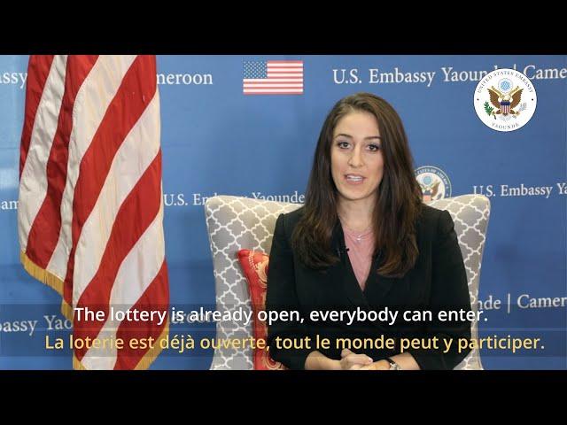 DV Lottery information by U.S. Embassy Yaounde Vice Consul