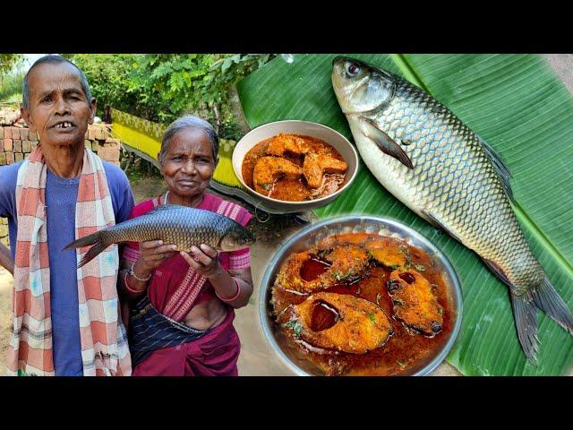 Fish Curry Recipe |Fish masala curry Cooking and Eating Village Style  @RajaBudaVillageCooking