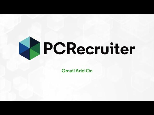 PCRecruiter for Gmail