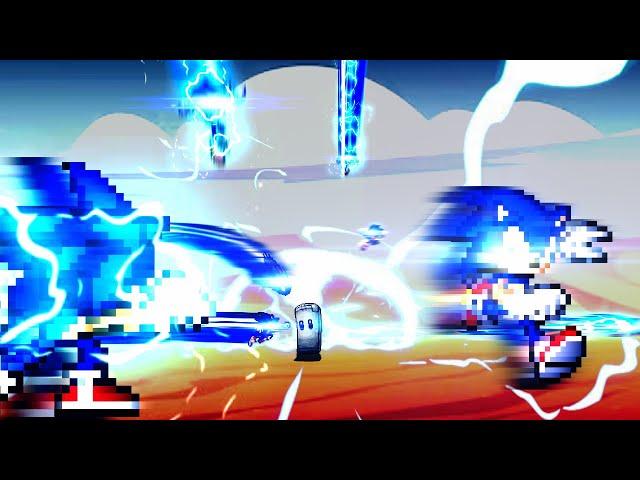 Sonic's Extreme Speed Attack!  - Sprite Animation#26