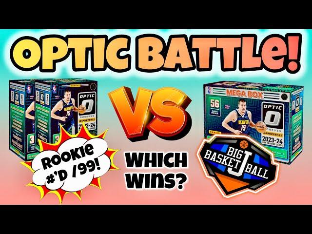 *OPTIC BATTLE!* 2023-24 Panini Basketball Target Mega vs Blaster Box!  Serial Numbered Rookie /99!