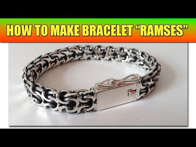 How to make soldered chain "Ramses" - video tutorial | Phiton - Bismark Cardinal chainmaille