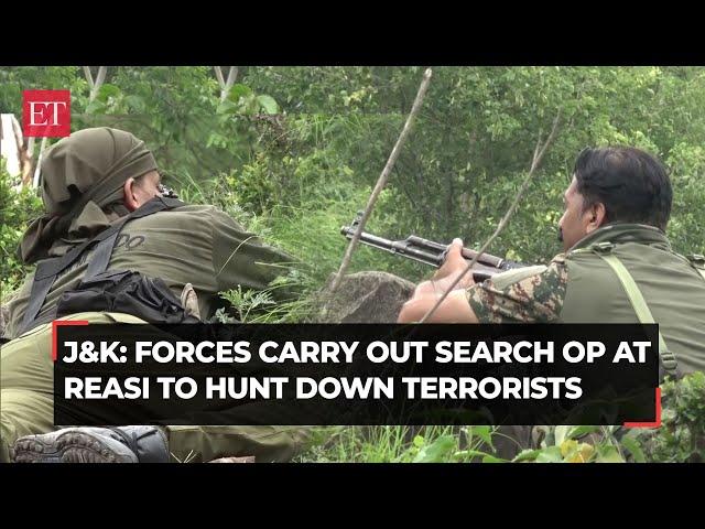 J-K: Security forces carry out search operation for 2nd day at Reasi to hunt down terrorists