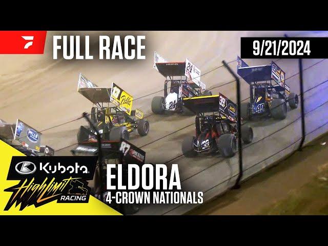 FULL RACE: 4-Crown Nationals | Kubota High Limit Racing at Eldora Speedway 9/21/2024