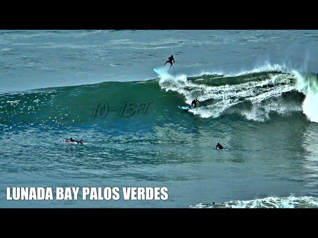 Lunada Bay Palos Verdes | Crowded Wild Big Sunday Surf