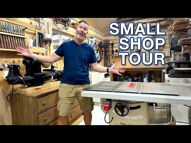 12-minute shop tour.  Check out my tiny workshop!