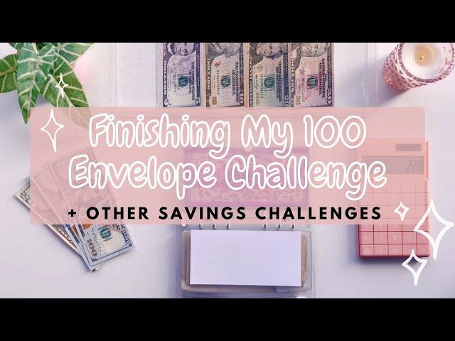 Finishing My 100 Envelope Challenge | Savings Challenge Stuffing