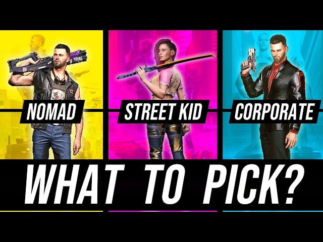 CYBERPUNK 2077 - What Life Path Should You Pick? - (Corporate, Street Kid, or Nomad Backstory)