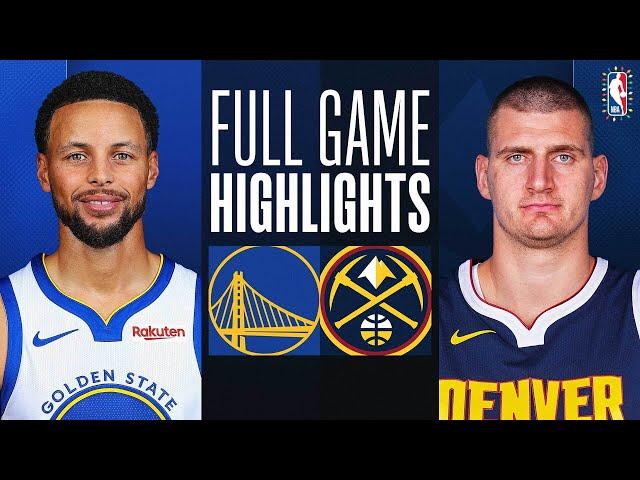 WARRIORS at NUGGETS | FULL GAME HIGHLIGHTS | December 25, 2023