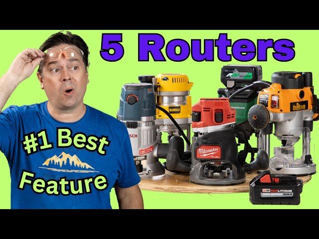 Five Routers Best Feature of Each Woodworking Tool, Top Router Features