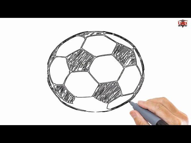 How to Draw a Soccer Ball: Drawing by UCIDraw