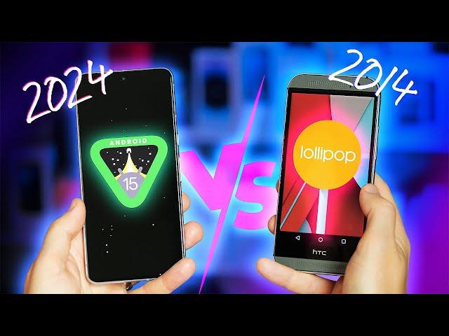 Android 15 vs Android 5 Lollipop: 10 Years Later!