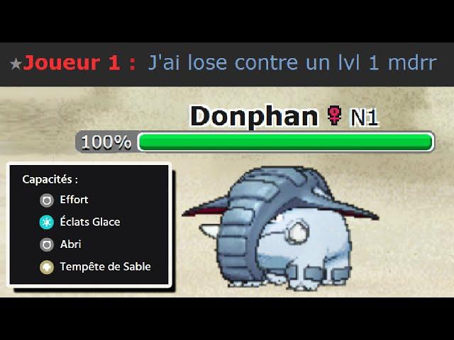 LE MEILLEUR POKÉMON NIVEAU 1 POUR HUMILIER VOS ADVERSAIRES