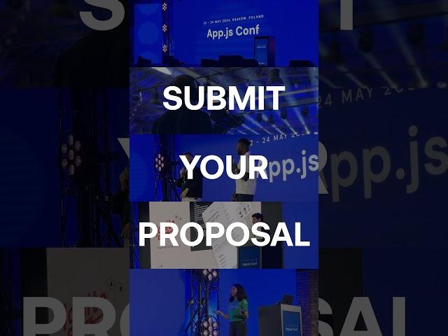 Apply to be App.js Conf 2025 speaker! Learn more at appjs.co #reactnative