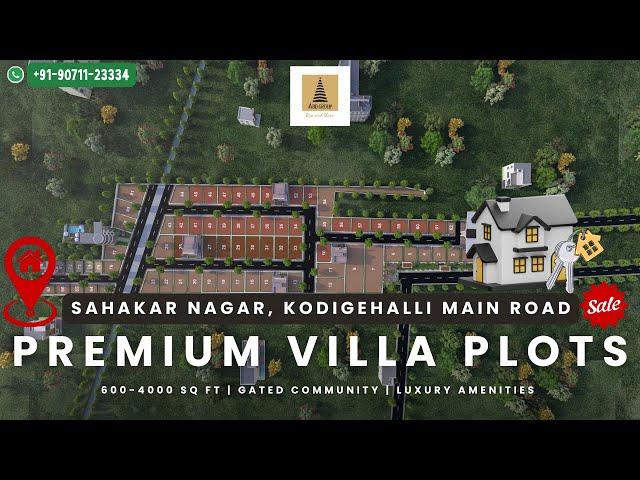 Premium Residential Plots for sale in a Gated Community, Kemmapura Hebbal North Bangalore 9036081470