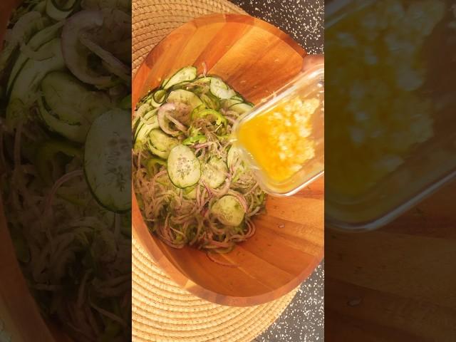 #short "Kidney Detox Salad: Cucumber, Onion, & Dill