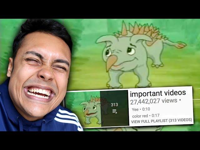 REACTING TO THE MOST IMPORTANT VIDEOS (Important Videos Playlist)