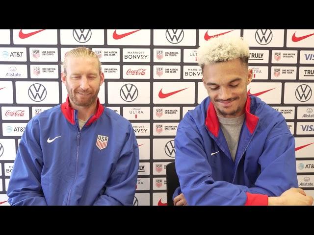 USMNT Tim Ream and Antonee Robinson speak ahead of the Team USA game vs Panama