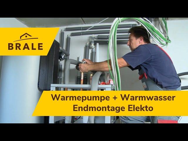 Wie entsteht ein Massivhaus? | Baudoku | So baut die BRALE: Teil 7: Wärmepumpe+Warmwasser+Elektro