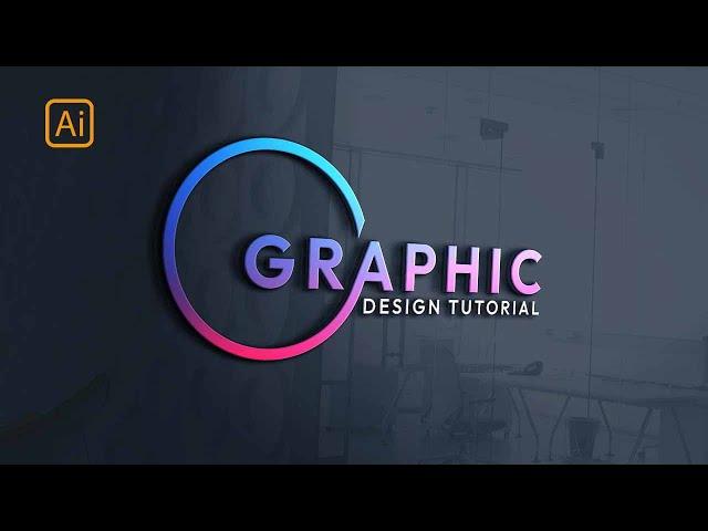 Graphic design tutorial||Adobe Illustrator Tutorials||logo design tutorial||Rasheed RGD