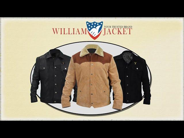 "Yellowstone" "Rip Wheeler" Outfits || Suede Leather Collections || At Willliam Jacket.