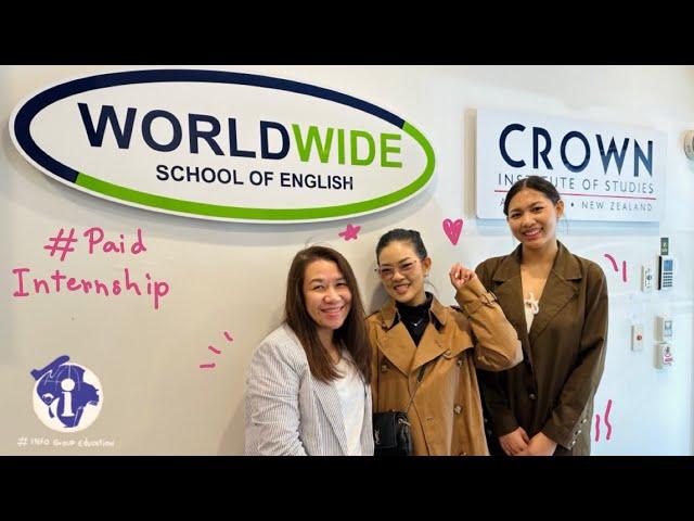 INFO x Worldwide School Of English: ฝึกงานพร้อมเรียนภาษาที่นิวซีแลนด์