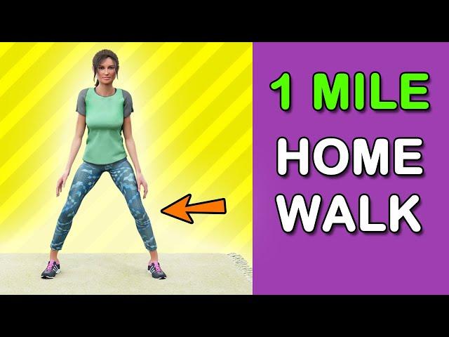 1 Mile Walk At Home - Video Workout