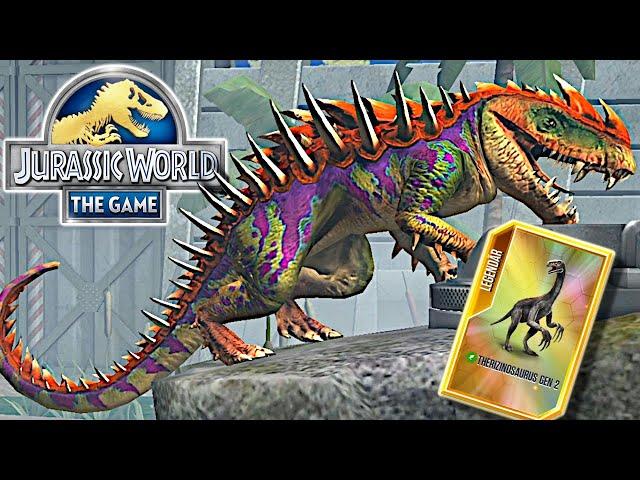 Jurassic World Das Spiel #198 - GORGOSUCHUS STUFE 40  & den THERIZINOSAURUS GEN 2 FREISCHALTEN 