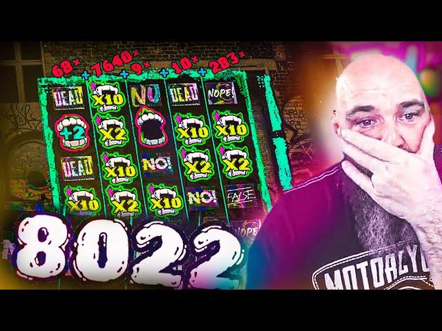 Streamer Ultra win x8022 on Chaos Crew - Top 5 Big wins in casino slot