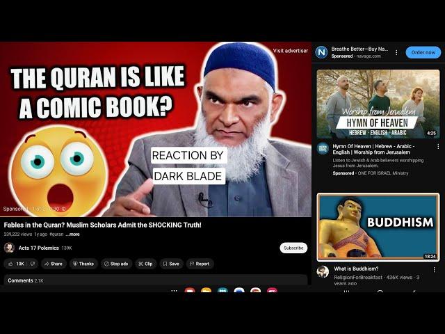 Reacting to "Fables in the Quran? Muslim Scholars Admit the SHOCKING Truth!" by Acts 17 Polem8cs