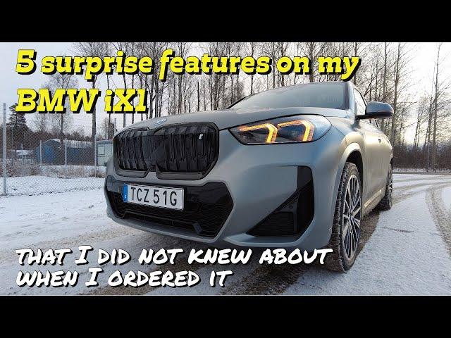 5 surprise features on my BMW iX1