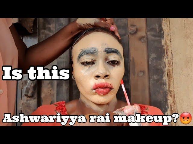 I went to the WORST REVIEWED makeup artist in my city for ASHWARIYYA RAI MAKEUP 