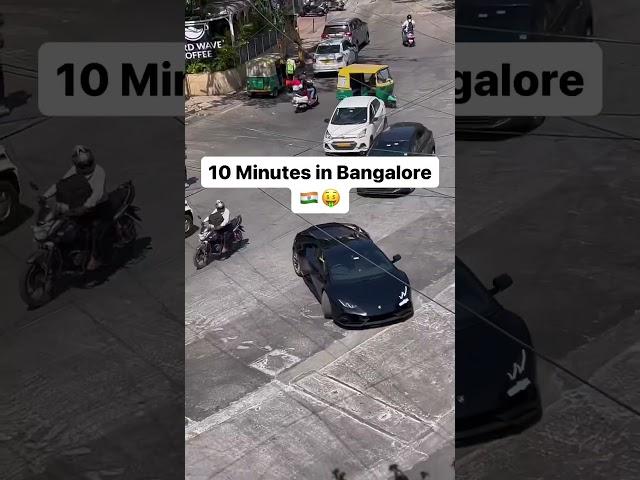 10 Mins in Bangalore City Centre! #Supercars #Bangalore #india