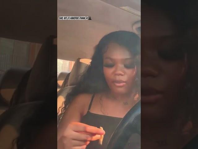 She hit harder than s , video uploaded ! #smokesed #hotboxin
