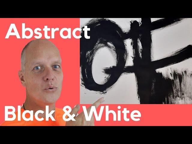 Tips for a simple black and white painting – #1: the basics