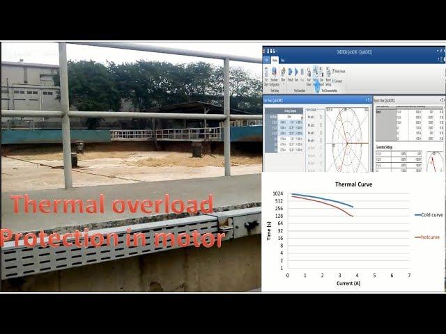 Thermal overload  Protection Testing | For | REM 620 Relay | Motor Protection relay testing