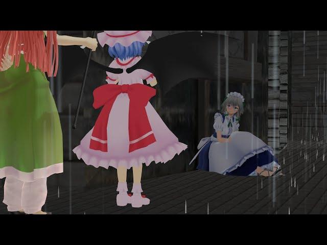 【東方MMD紙芝居】咲夜とレミリアの出会い（別世界）