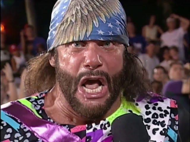 Sting, Macho Man Randy Savage, Lex Luger Promo on the NWO. Macho wants to beat up Hogan! (WCW)