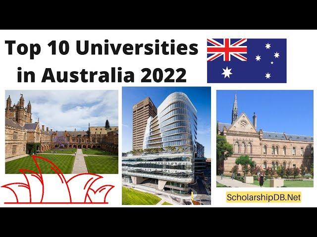 Top 10 Best universities in Australia QS World ranking 2022