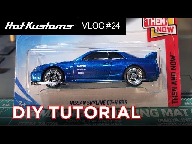 How to Custom Paint Spectraflame and Recard Hot Wheels Skyline R33 | DIY Tutorial