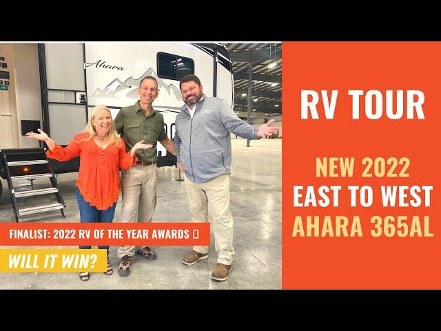 RV TOUR: 2022 EAST TO WEST AHARA 365 RL | RV OF THE YEAR FINALIST