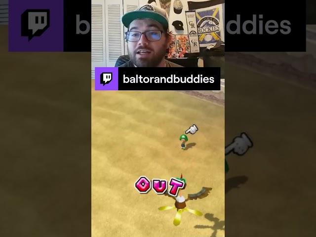 Perfect teamwork | Baltor and Buddies on #twitch  #gaming #mariosuperstarbaseball #nintendo