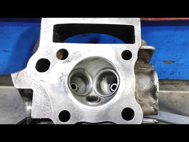 Valve seat cutting and grinding manually - Zimbiker