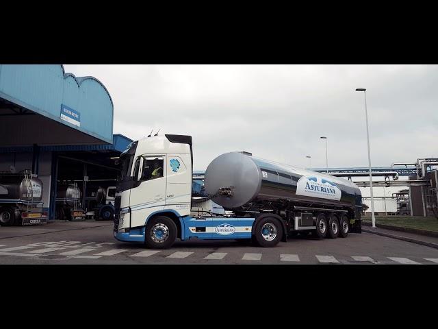 MILK COLLECTING TANKER - A real day collecting milk from farms of Galicia.