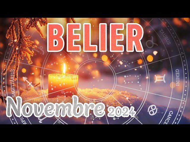 ️BÉLIER NOVEMBRE 2024 ~ UNE SECONDE CHANCE