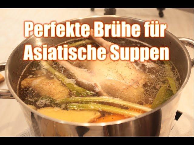 Brühe für Asiatische Suppen Japanisch Thailändisch Chinesisch