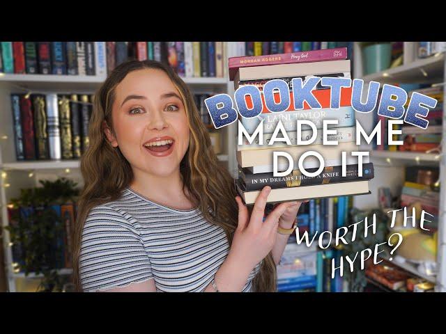 the books that booktube MADE ME BUY️